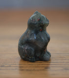 African Bloodstone Crystal Cat
