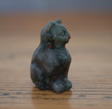 African Bloodstone Crystal Cat