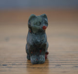African Bloodstone Crystal Cat