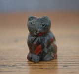 African Bloodstone Crystal Cat