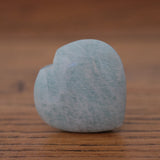 Amazonite Crystal Heart Light Blue