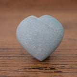 Amazonite Crystal Heart Light Blue