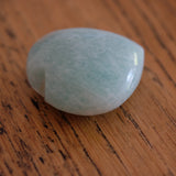 Amazonite Crystal Heart Light Blue