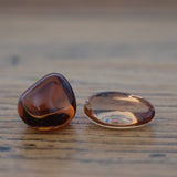 Amber Obsidian Crystal Tumbled Stone