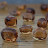 Amber Obsidian Crystal Tumbled Stone