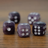 Amethyst Crystal Dice