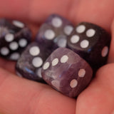 Amethyst Crystal Dice