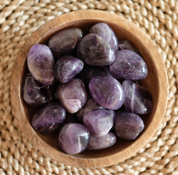 Amethyst Crystal Tumbled Stone