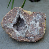 Amethyst Chalcedony Moroccan Crystal Geode Pair