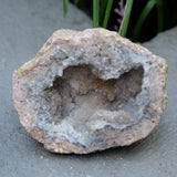 Amethyst Chalcedony Moroccan Crystal Geode Pair