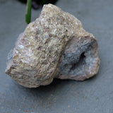 Amethyst Chalcedony Moroccan Crystal Geode Pair
