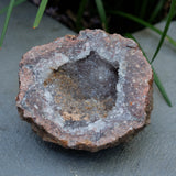 Amethyst Chalcedony Moroccan Crystal Geode Half