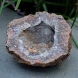 Amethyst Chalcedony Moroccan Crystal Geode Half
