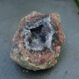 Amethyst Chalcedony Moroccan Crystal Geode Half