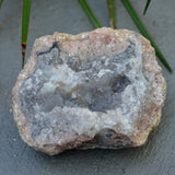 Amethyst Chalcedony Moroccan Crystal Geode Half