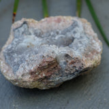 Amethyst Chalcedony Moroccan Crystal Geode Half