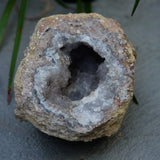 Amethyst Chalcedony Moroccan Crystal Geode Half