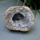 Amethyst Chalcedony Moroccan Crystal Geode Half