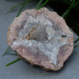 Amethyst Chalcedony Moroccan Crystal Geode Pair