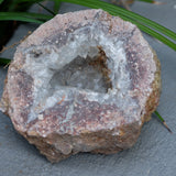 Amethyst Chalcedony Moroccan Crystal Geode Pair