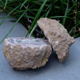 Amethyst Chalcedony Moroccan Crystal Geode Pair
