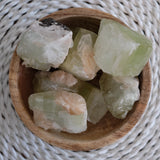 Apophyllite Green Crystal Raw Rough Chunk