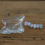 Aquamarine & Kunzite Butterfly Crystal Suncatcher