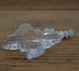 Aquamarine & Kunzite Butterfly Crystal Suncatcher