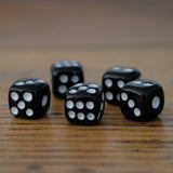 Black Obsidian Crystal Dice