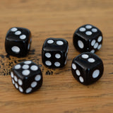 Black Obsidian Crystal Dice