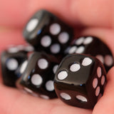 Black Obsidian Crystal Dice