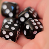 Black Obsidian Crystal Dice