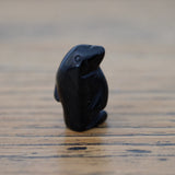 Black Obsidian Crystal Penguin