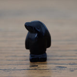 Black Obsidian Crystal Penguin