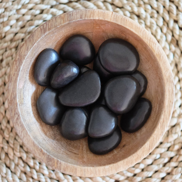 Black Obsidian Crystal Tumbled Stone