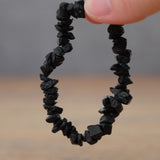 Black Tourmaline Crystal Chip Bracelet