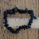 Black Tourmaline Crystal Chip Bracelet