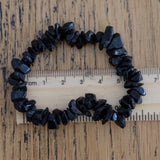 Black Tourmaline Crystal Chip Bracelet