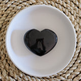 Black Tourmaline Crystal Heart