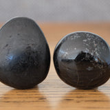 Black Tourmaline Crystal Palm Stone