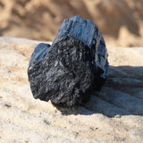 Black Tourmaline Extra Large Raw Rough Crystal Chunk