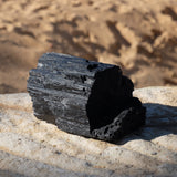 Black Tourmaline Extra Large Raw Rough Crystal Chunk