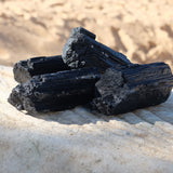 Black Tourmaline Extra Large Raw Rough Crystal Chunk