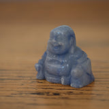 Blue Aventurine Crystal Laughing Buddha