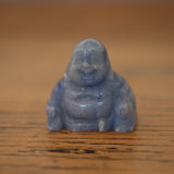 Blue Aventurine Crystal Laughing Buddha