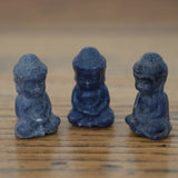Blue Aventurine Crystal Mini Buddha