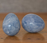 Blue Calcite Crystal Egg