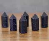 Blue Goldstone Crystal Mini Tower