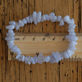 Blue Lace Agate Crystal Chip Bracelet