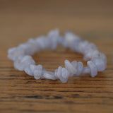 Blue Lace Agate Crystal Chip Bracelet